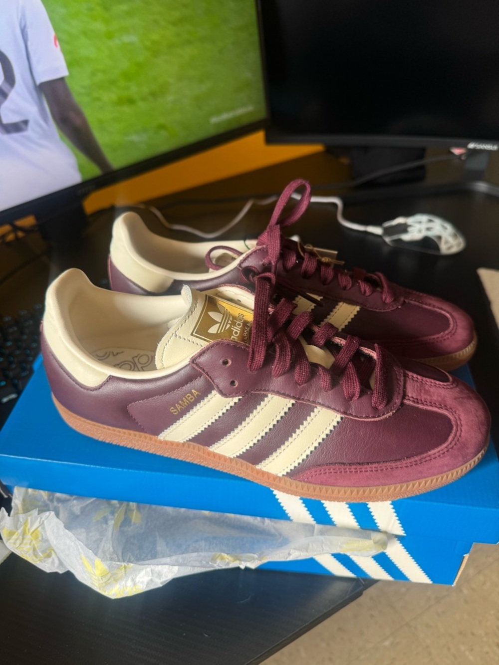 Adidas OG Samba Maroon US W8